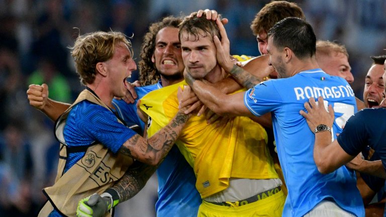 Лацио подлуди Олимпико с вратарски гол в последната секунда (видео)