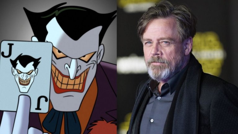 3. Марк Хамил (Batman: The Animated Series, Batman: Mask of the Phantasm) 
Изненадващо е колко малко хора свързват Марк Хамил (Люк Скайуокър от "Междузвездни войни") с Жокера. За тези, които са запознати с връзката, Жокерът на Хамил е може би най-великият и запомнящ се такъв, появявал се на екран. Нищо, че е анимационен. В началото на 90-те Хамил започва да озвучава злодея в анимационната поредица "Batman: The Animated Series", а след това и в редица други анимационни продукции и видеоигри (серията Batman Arkham). Хамил играе изцяло чрез глас и смях в такава степен, че да можеш да визуализираш ухиления психопат дори само докато го слушаш.
С риск да ядосаме феновете на "Star Wars" - тази роля на Хамил определено е по-епична от тази на Люк, макар и не чак толкова популярна.