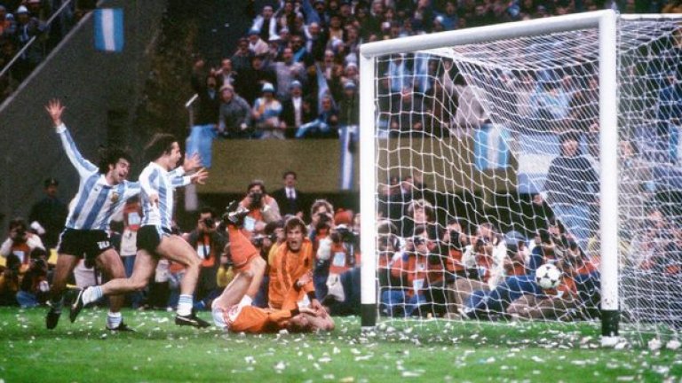 Марио Кемпес обаче е миналото, историята - този гол донесе титлата от 1978 г.