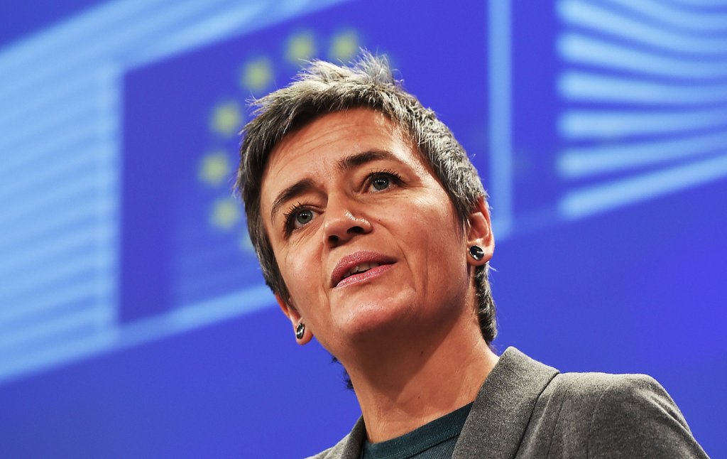 BELGIUM-EU-COMPETITION-VESTAGER