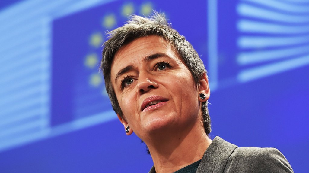 BELGIUM-EU-COMPETITION-VESTAGER