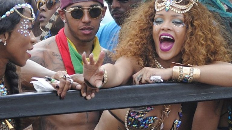 Участието на Риана бе кулминацията на шоуто.