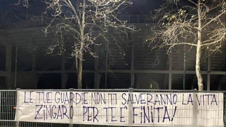 "Охраната няма да те спаси, циганино! Ти приключи!": Ултрасите на Фиорентина скочиха на Влахович