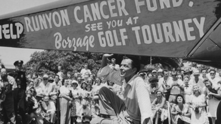 Франк Синатра като лице на благотворителен турнир