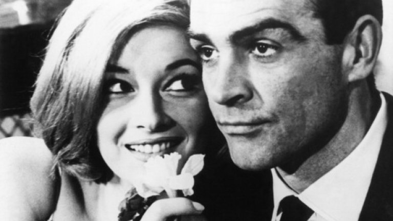 Шон Конъри и актрисата Даниела Бианчи в "От Русия с любов"- 1963-та