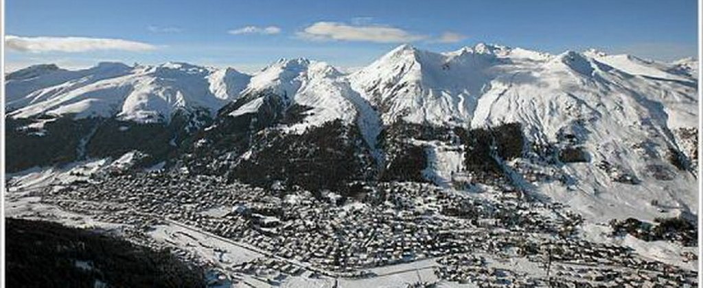Aerial photo of Davos