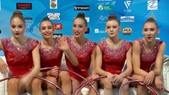 Българските гимнастички от ансамбъла записаха поредно силно класиране