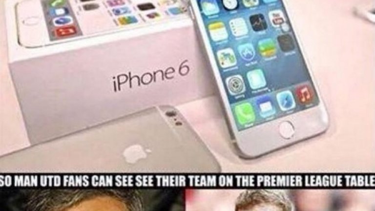 @chelseafcallin  
iPhone ще има по-голям дисплей, за да може феновете на Манчестър Юнайтед да виждат отбора си в класирането на Шампионска Лига