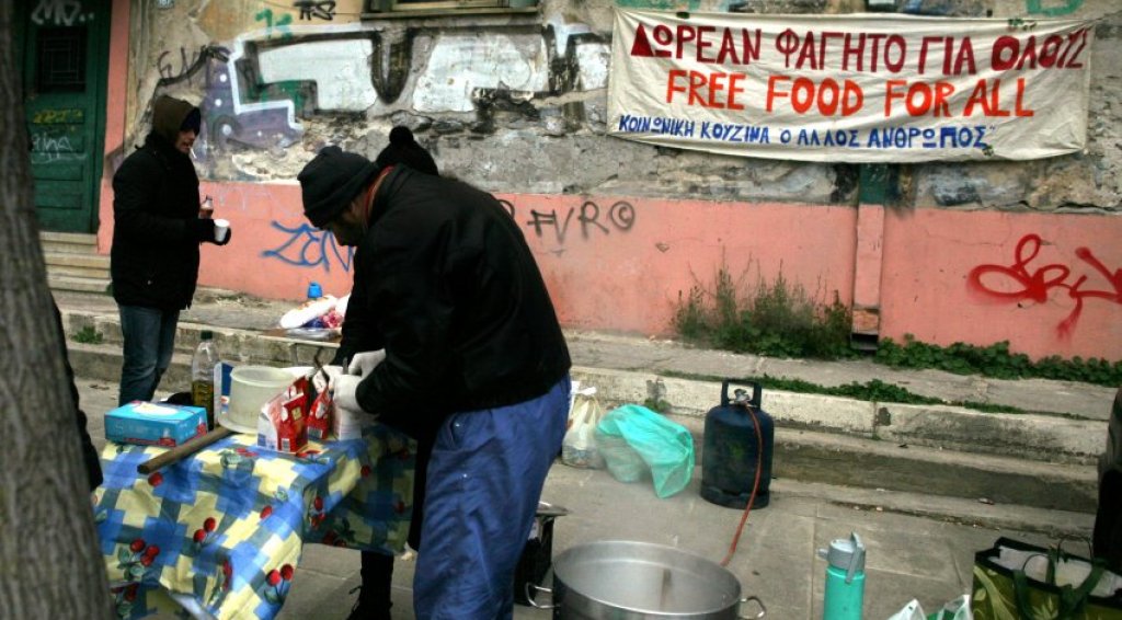 Social soup kitchen in Athens