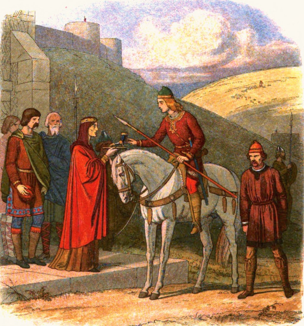 A_Chronicle_of_England_-_Page_072_-_Edward_Murdered_at_Corfe