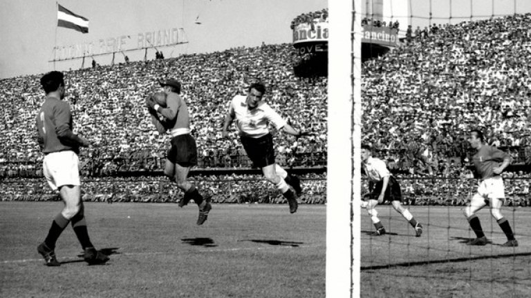 18 май 1952 г. Над 92 000 са изпълнили "Комунале" във Флоренция за мача, завършил 1:1.