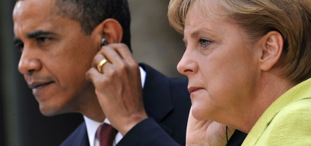 Image: Barack Obama, Angela Merkel