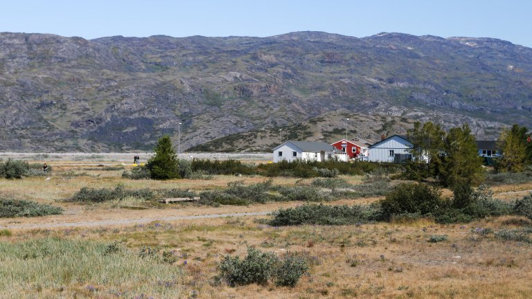 Дори и днес има части на юг в Гренландия, които се доближават до зеленото.