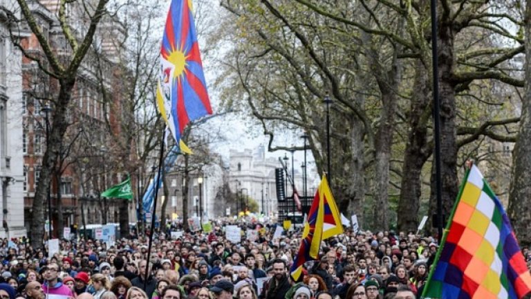 Протести в Лондон, 29 ноември