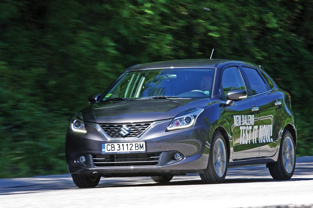 Усещането за пъргавина съпътства Suzuki Baleno във всеки момент от шофирането му