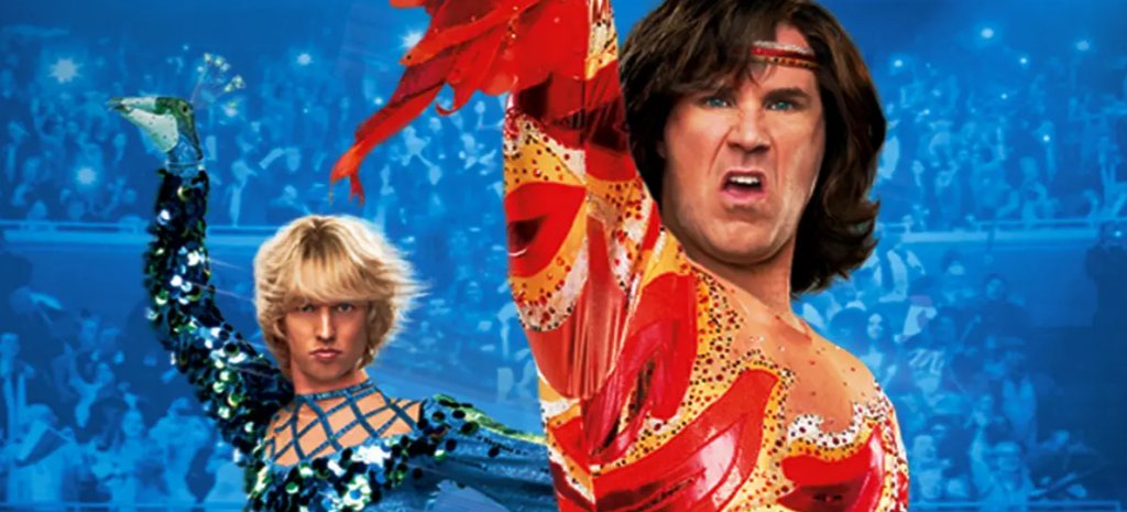 “Кънки с тъп връх”
Къде да го гледаме: в Apple TV+
Пародията на “Кънки с остър връх” ни запознава със спортната вражда на фигуристите Чаз Майкълс (Уил Фарел) и Джими Макелрой (Джон Хедър). След като се сбиват жестоко на световен шампионат, им отнемат правото да представят страната си на Олимпийските игри. Но 4 години по-късно те показват, че са намерили пролука в правилата.
Двамата кънкьори отново са на състезание, но този път се борят за златния медал по двойки.