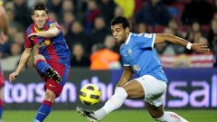 Давид Вия бе един от голмайсторите на Барселона срещу Алмерия