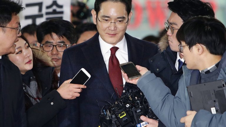 Заповед за арест на наследника на империята Samsung