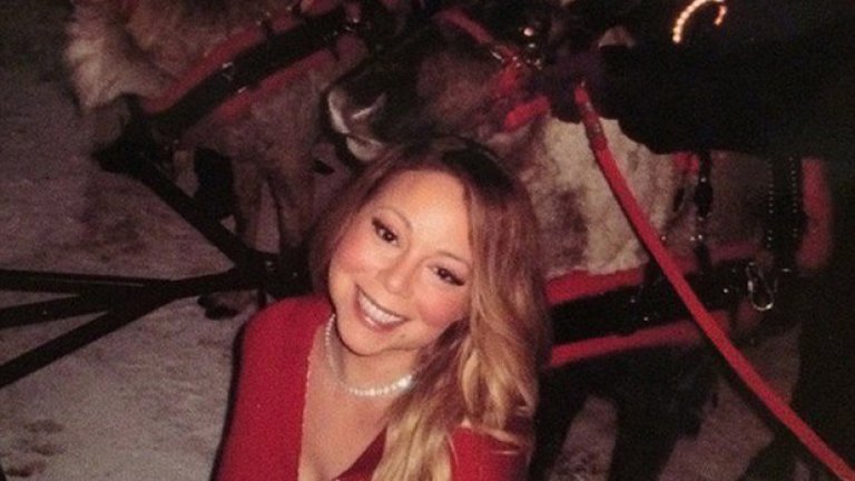 All I Want For Christmas? Марая Кери май се е запознала лично с Дядо Коледа.