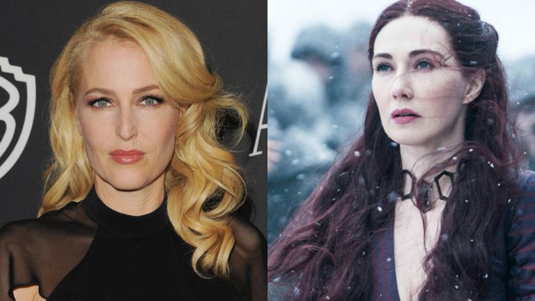 Джилиан Андерсън
Звездата от "Досиетата Х" също се принуждава да се лиши от Game of Thrones заради отговорностите си като майка. През 2013 г. тя споделя, че "не може да оправдае толкова дълго отсъствие от грижите за децата си, освен ако не й предложат да работи със Скорсезе". Феновете спекулират, че готвената роля за Андерсън доста отива на образа на Мелисандра или дори Церсей.