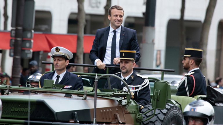 Полицията твърди, че заподозреният е готвил атентат срещу Еманюел Макрон по време на парада за 14 юли в Париж