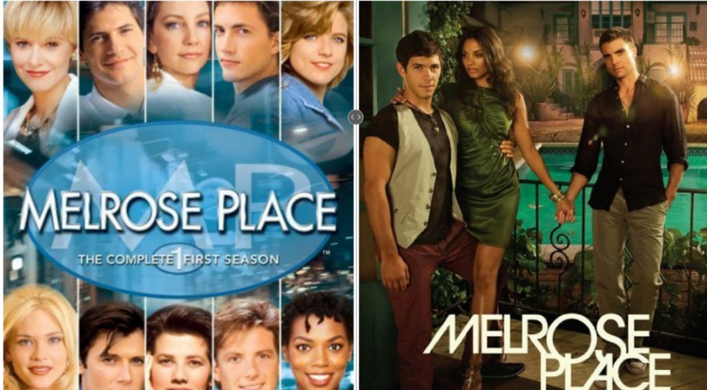 Мелроуз плейс 1(1992-1999)
Мелроуз плейс 2 (2009-2010)
Завърналият се сериал не успя ни най-малко да достигне рейтинга, който преди постигаше. Затова и след 1 сезон безславно бе спрян от CW, която го излъчваше.