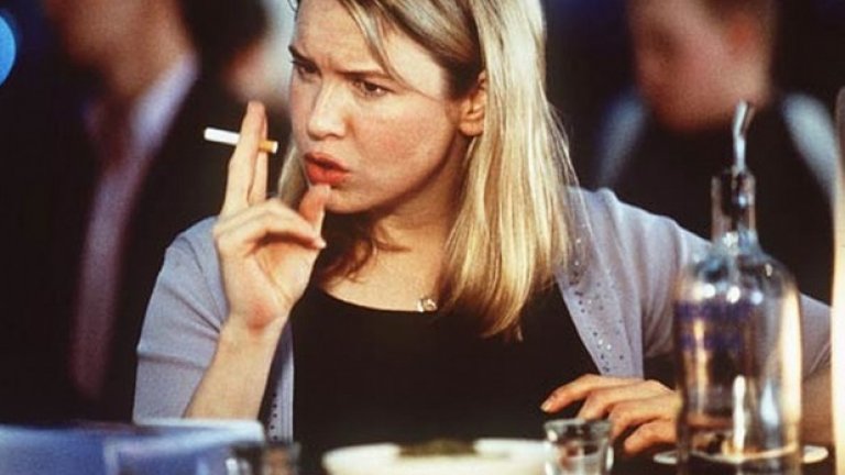 Рене Зелуегър в ролята на Бриджит Джоунс - стара мома, но с професия, която обожава, с апартамент, който обожава, на място, което обожава, с приятели, които обожава