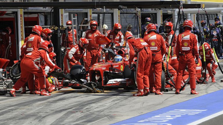 Ferrari отново изоставаше от лидерите