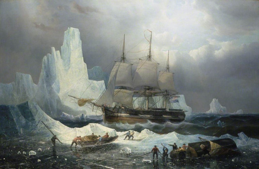Musin, Francois Etienne, 1820-1888; HMS 'Erebus' in the Ice, 1846
