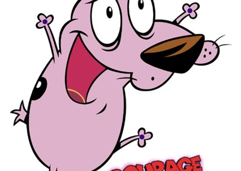 7.“Кураж, страхливото куче“ (Courage the Cowardly Dog) – рейтинг: 8.3 - 
Може би не ви изглежда подходящо, но този анимиран сериал със сигурност пасва точно в тази категория.
 Шоуто на Cartoon Network следва живота на едно куче, което трябва да преодоле