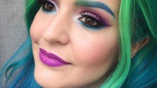 instagram, грим в цветовете на дъгата