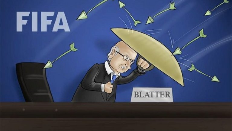 Пари като стрели по Блатер