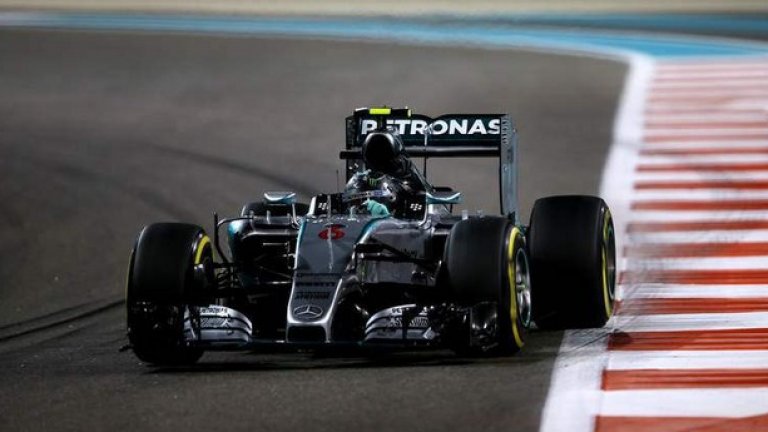 Нико Розберг спечели в Абу Даби шеста поредна квалификация в края на сезон 2015 във Формула 1
