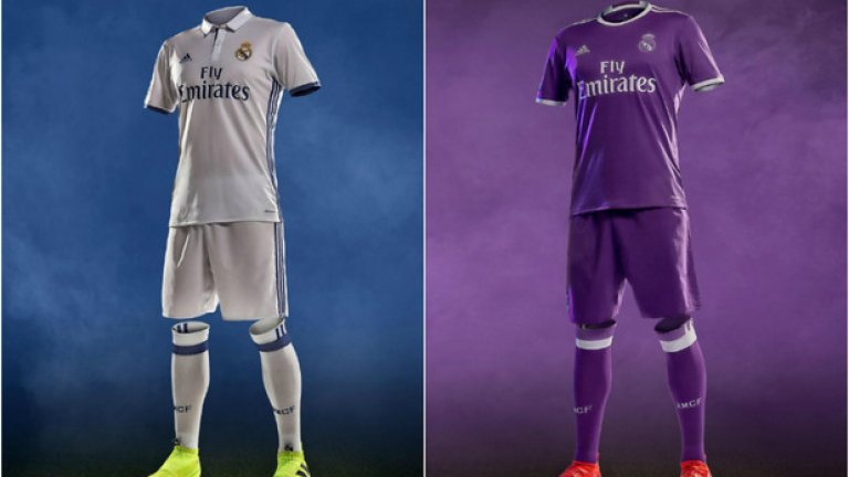 Реал показа екипите си за сезон 2016/17, лилавото се завръща