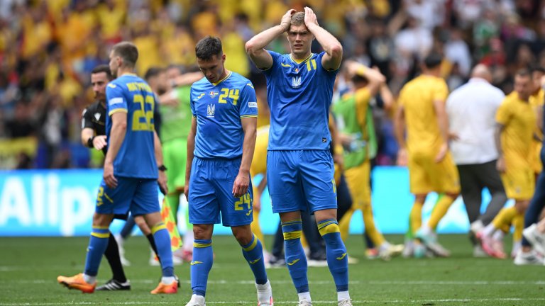 Масов бой в съблекалнята на Украйна след мача с Румъния