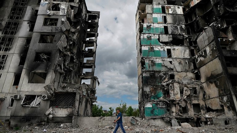 Киев след бомбардировките