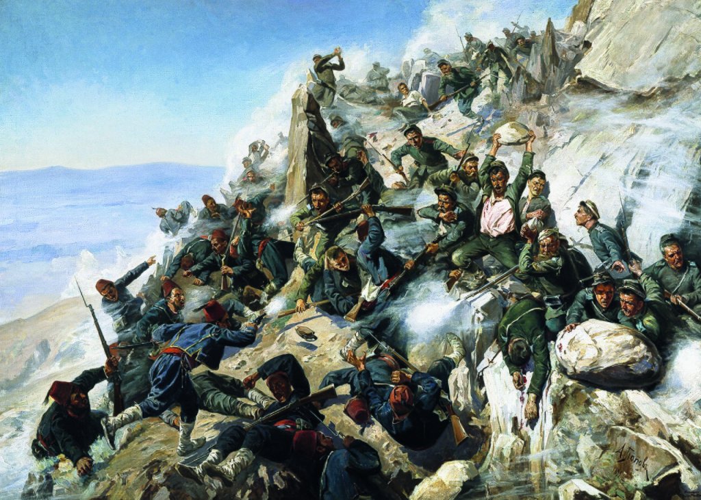 The_defeat_of_Shipka_Peak,_Bulgarian_War_of_Independence