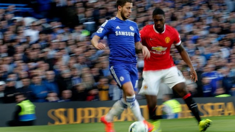 18 април. Но това продължава точно 6 дни. Еден Азар е във фокуса на събитията (буквално) и се подиграва с отбраната на гостите - 1:0, а след това натискът на Юнайтед се блъска в стената на Моуриньо. Победата, след която Челси вече е сложил и двете си ръце на титлата.