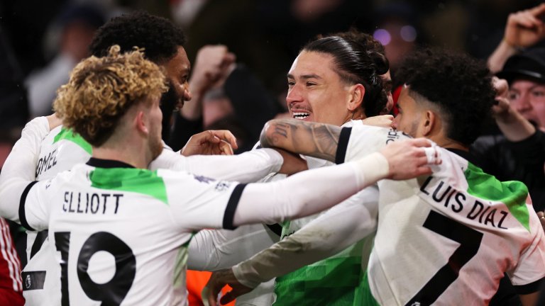 Нунес и Жота заблестяха за Ливърпул в отсъствието на Салах