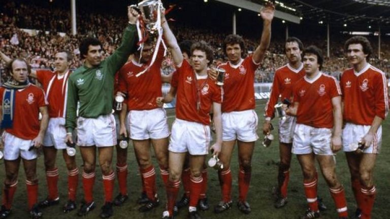 1979 г. Царете на купите по това време вече са момчетата на Клъф. Нотингам печели трофея за втори път поред, побеждавайки Саутхемптън с 3:2 в знаменит финал. Гари Бъртълс вкара два гола, Тони Уудкок добави третия. В края на сезона Форест взе и Купата на европейските шампиони.
