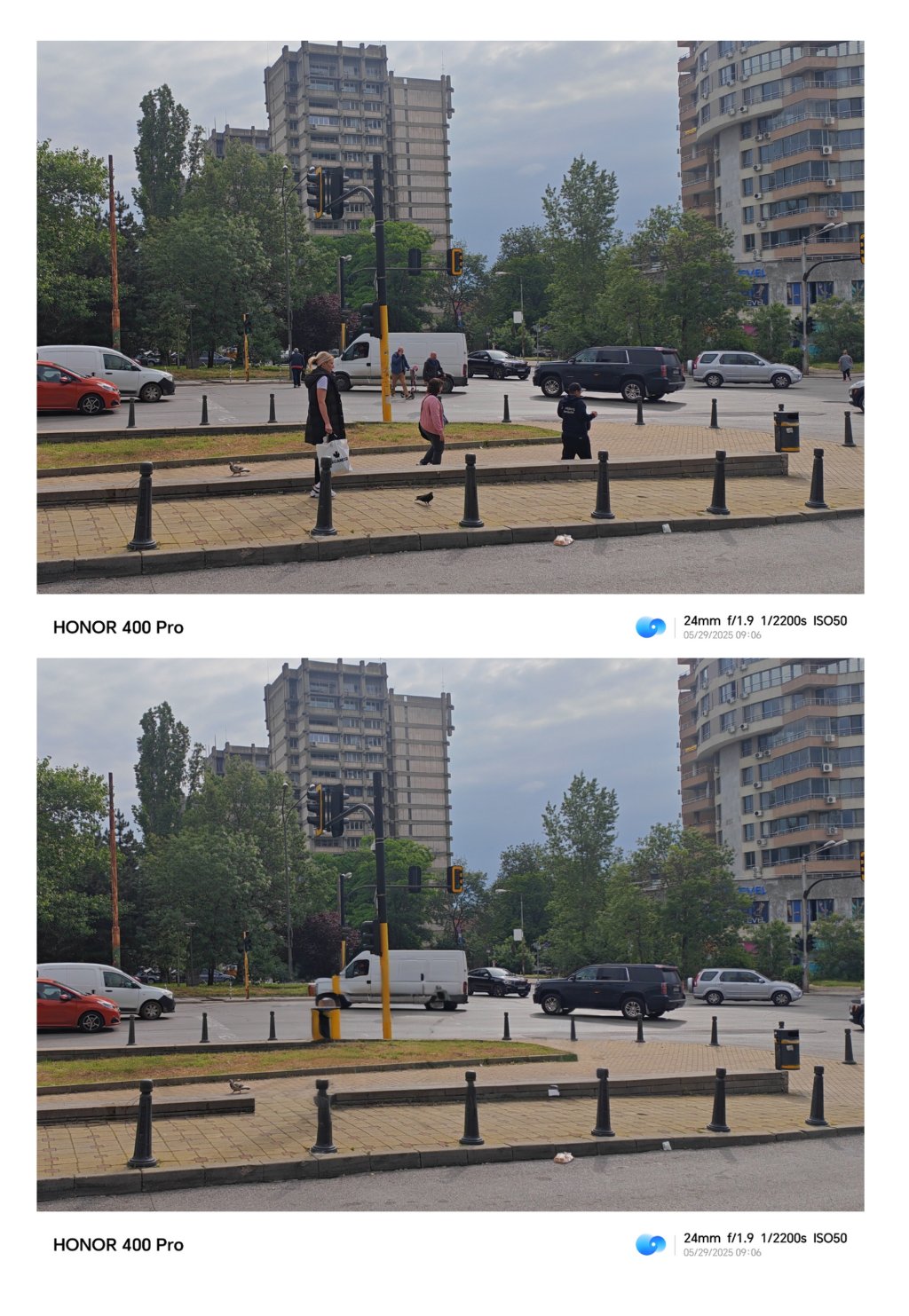 Функцията Erase passers-by е особено ефективна за премахване на нежелани хора от снимките