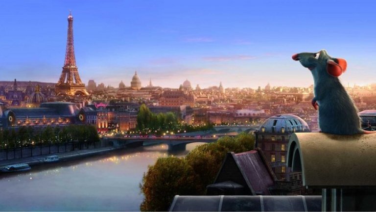 Ratatouille („Ратаути”) 2007
Филм за плъх, който мечтае да стане главен готвач в парижки ресторант, на пръв поглед не би трябвало да сработи. Но в ръцете на Pixar от тази идея се получи шедьовър с необяснимо чаровен главен герой и най-добре изобразената любов към храната в анимационен филм.