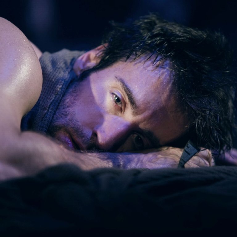 Сцена от спектакъла "Антихрист" под режисурата на Бойко Илиев