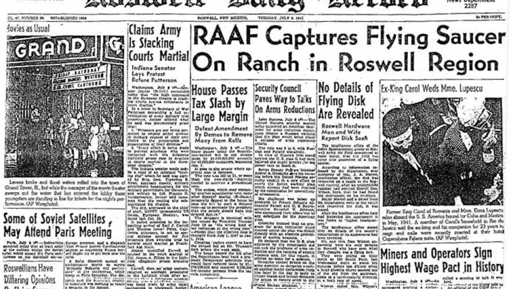 RoswellDailyRecordJuly8,1947
