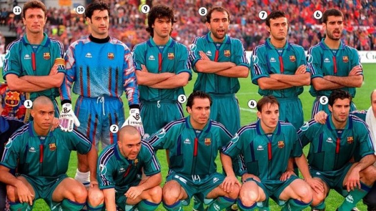 Великият отбор с Роналдо, Стоичков, Пеп, Енрике. Какво стана с тях след 1997 г.? Вижте в галерията...