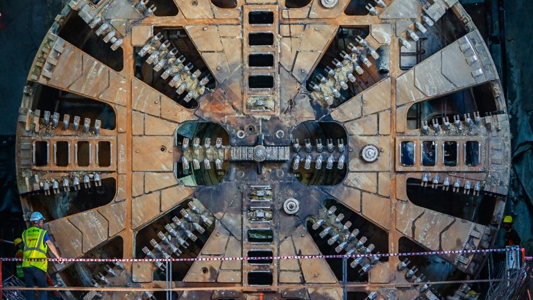 В участъка ще се ползва тунелопробивната машина