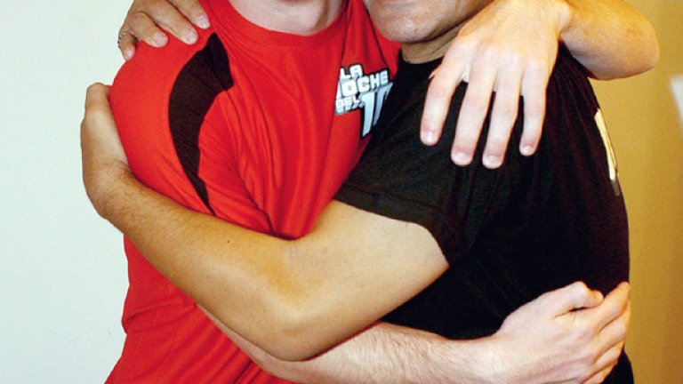 Снимка с великия Диего Марадона, сравненията с когото не спират.