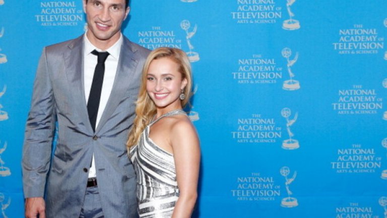 Разликата в ръста на Хейдън и Кличко се оказва повод за завързване на разговор между двамата на парти през 2009 година