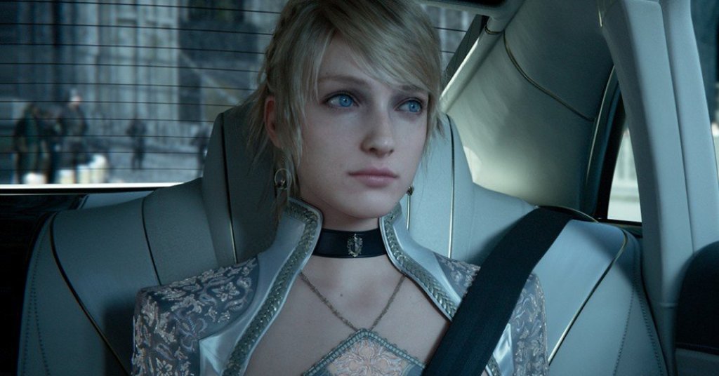 Анимирана компютърна мацка с гласа на Лина Хийди в Kingsglaive: Final Fantasy XV (2016)