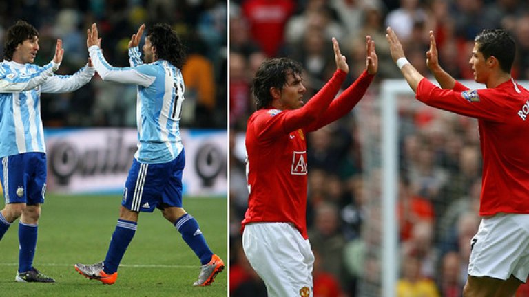 А замисляли ли сте се кои са футболистите, които са имали привилегията да играят и с Меси, и с Роналдо?